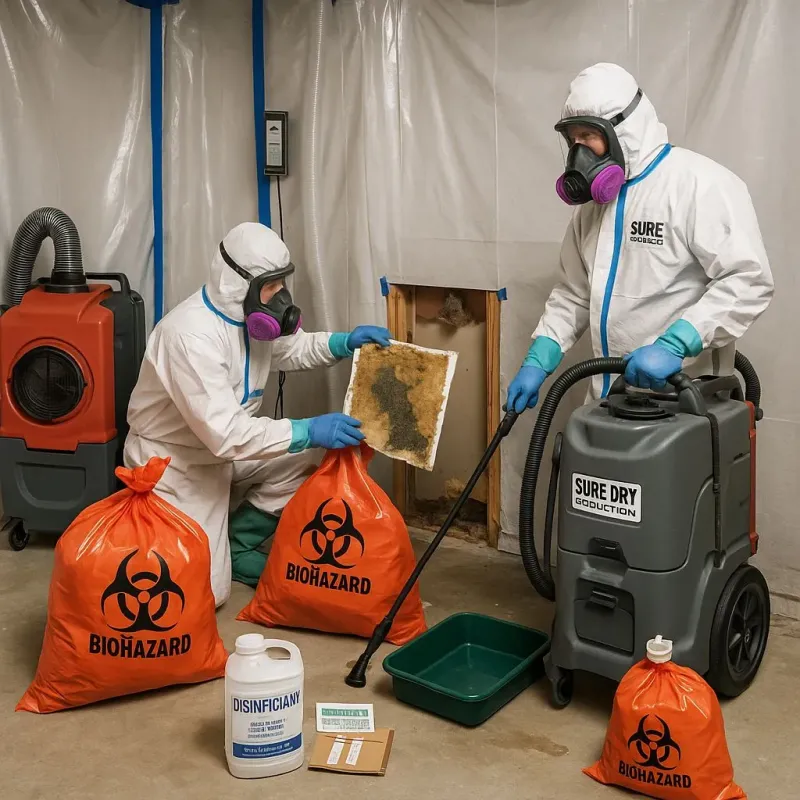 Contaminated Water Handling Protocols process in Loretto, PA